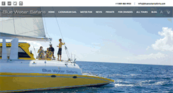 Desktop Screenshot of bluewatersafaris.com