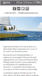Mobile Screenshot of bluewatersafaris.com